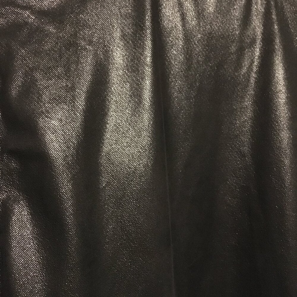 Gilmour Vancouver Long Black Shiny Y2K Cyberpunk Open Cardigan - Picture 8 of 16